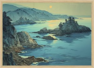 Moon Over Quiet Shore